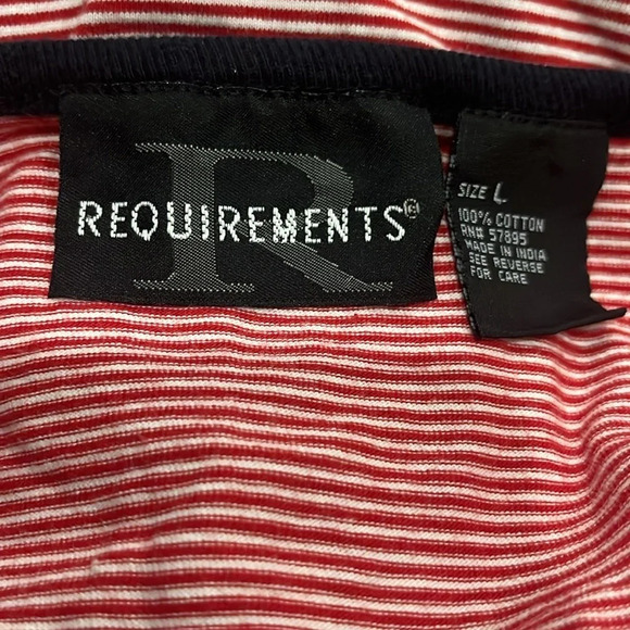 Requirements red, white and blue short sleeved t-shirt, size Large. - Picture 3 of 5
